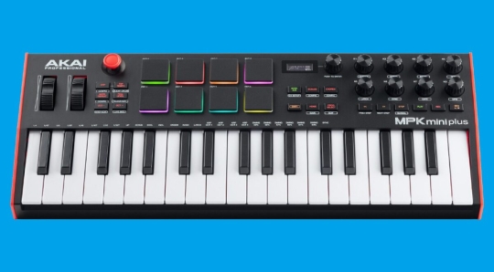 Новый AKAI MPK Mini Plus с CV/Gate и аналоговыми гнездами синхронизации