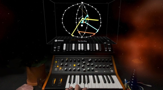 Moog Animoog Galaxy: анизотропный иммерсивный синтезатор для Apple Vision Pro