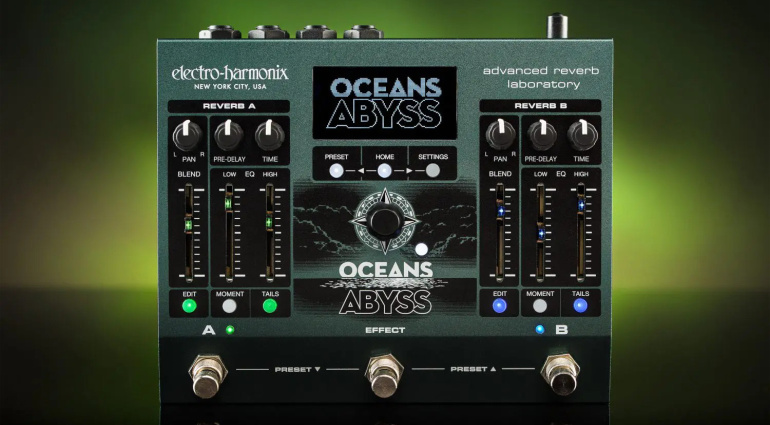 EHX Oceans Abyss Reverb: чудовищная мегареверберация