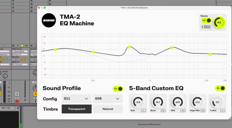 AIAIAI EQ Machine — бесплатный плагин эквалайзера для студийных наушников