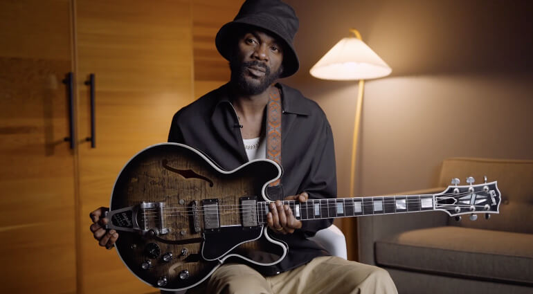 Gibson Gary Clark Jr. ES-355 в цвете Cobra Burst