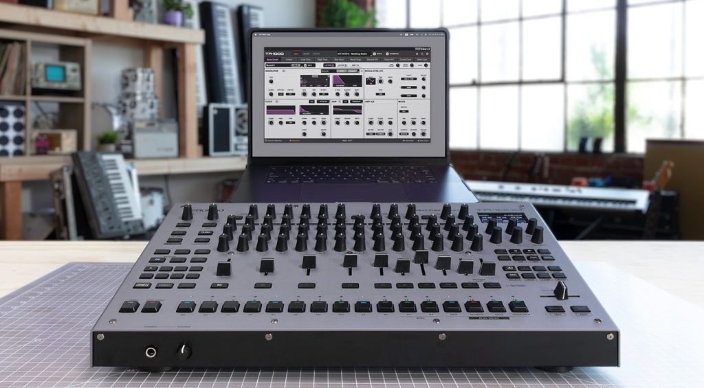 Приложение редактор Roland TR-1000 для компьютера drag-and-drop импорт
