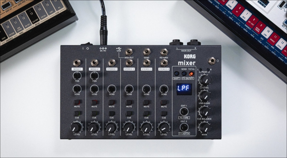 KORG NTS-4 Mixer Kit — компактный 6-канальный микшер для сборки своими руками