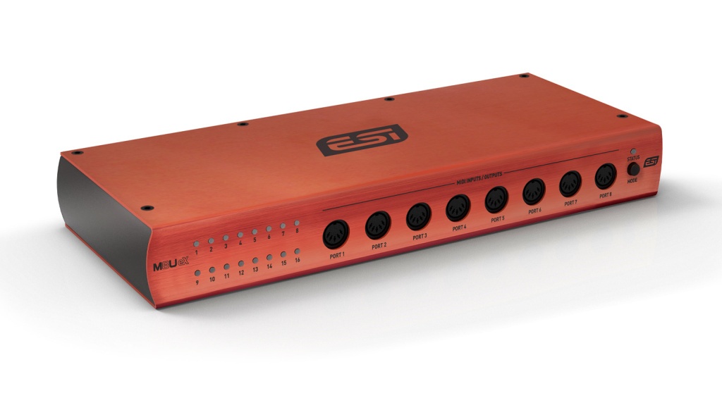 MIDI-интерфейс ESI M8U eX с 16 настраиваемыми портами для студии