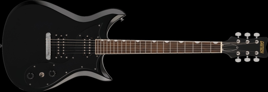 Электрогитара Gretsch Streamliner CV в цвете Jet Black (чёрный)