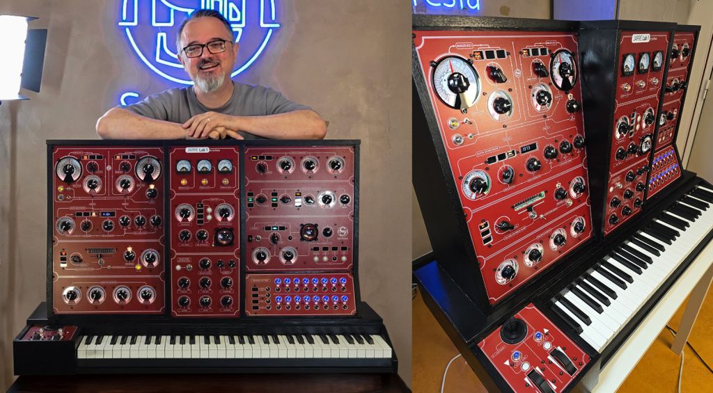 Кастомный гибридный синтезатор SynTesla JARRE Lab One